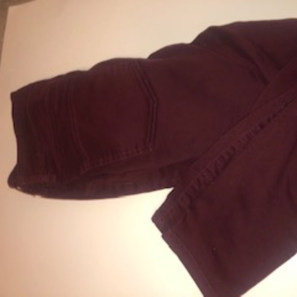 SO Juniors Burgundy High Rise Jeggings